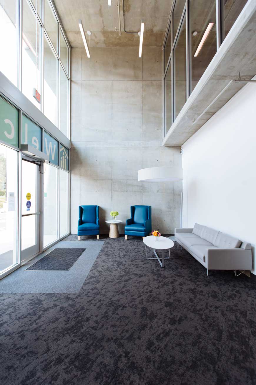 lobby front entrance