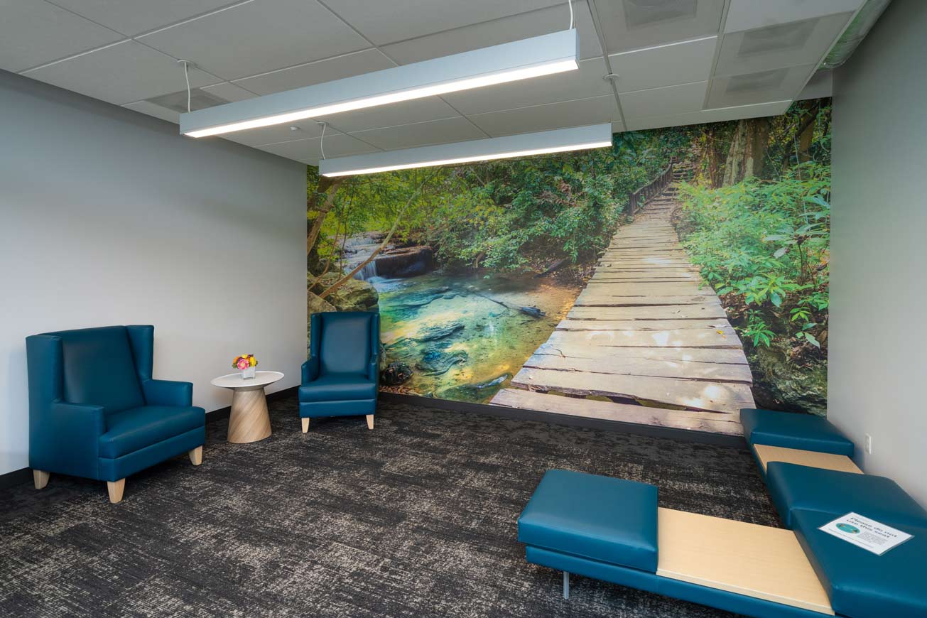 lobby check-in area